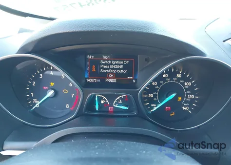 2017 Ford Escape Titanium z USA, uszkodzony, nr VIN 1FMCU0J98HUA93249